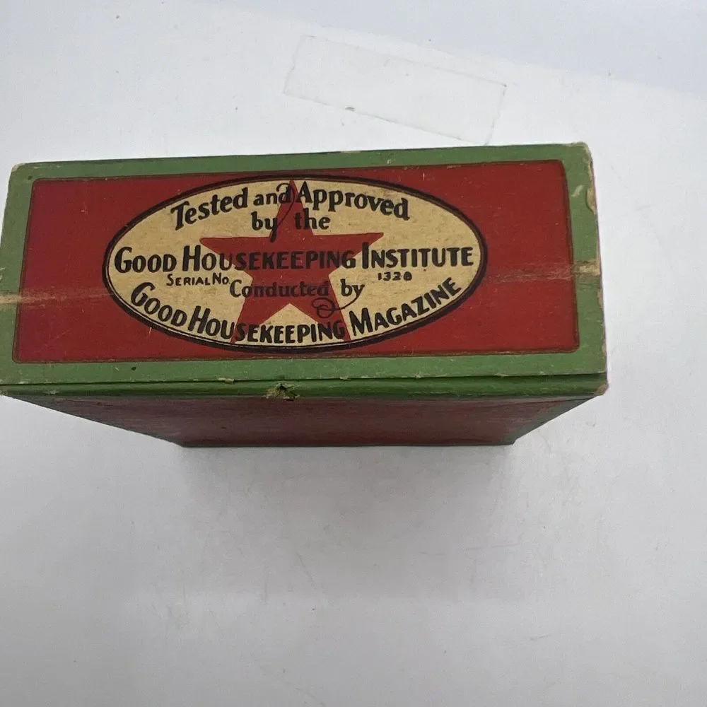 Vintage 1910's Good Luck Jar Rubbers Open‎ Box Only 8 Included